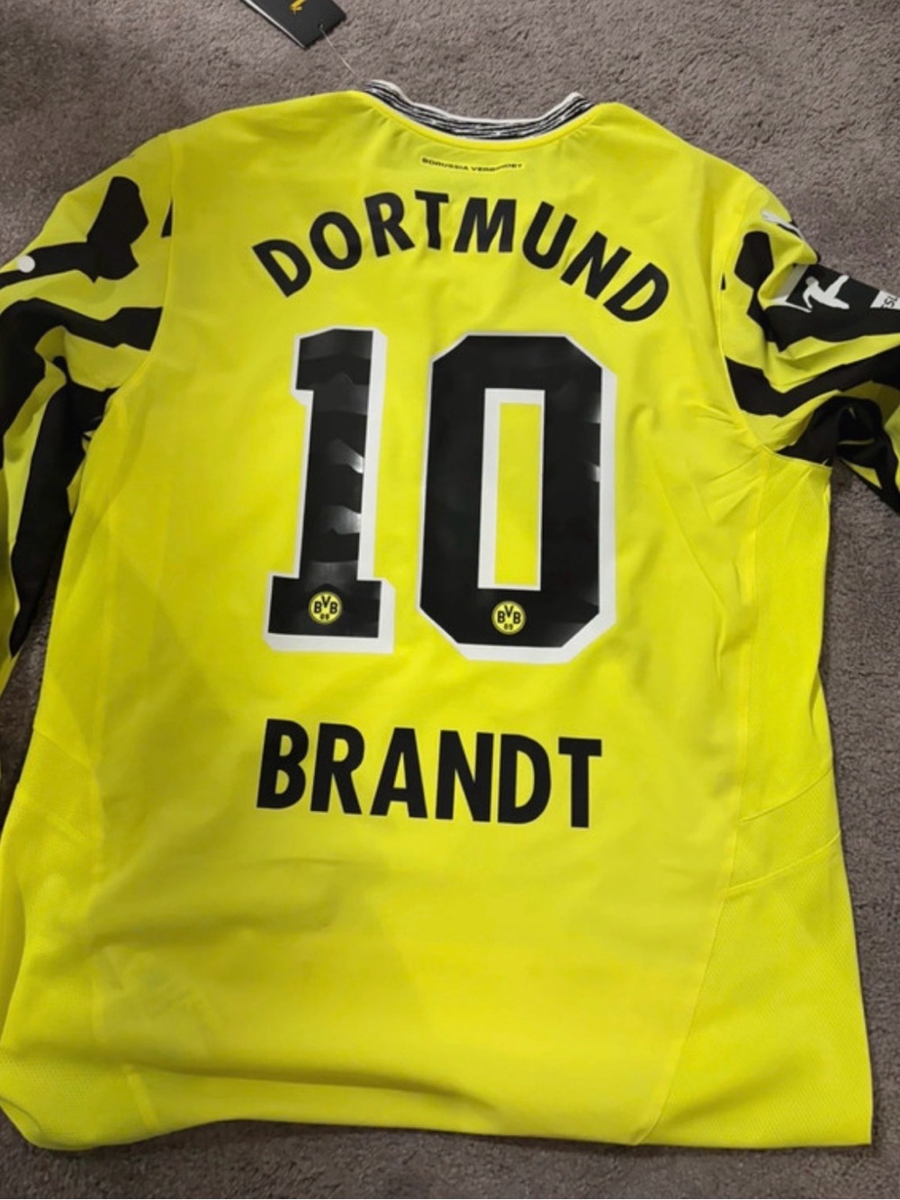 24/25 Puma Borussia Dortmund long sleeve Ultraweave Sz l football shirt Jersey